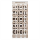 Kuboandlucy Stationery Co. - Vintage Typewriter Letter Sticker Sheet