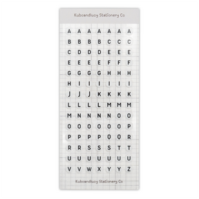 Kuboandlucy Stationery Co. - Friendship Beads Letter Sticker Sheet