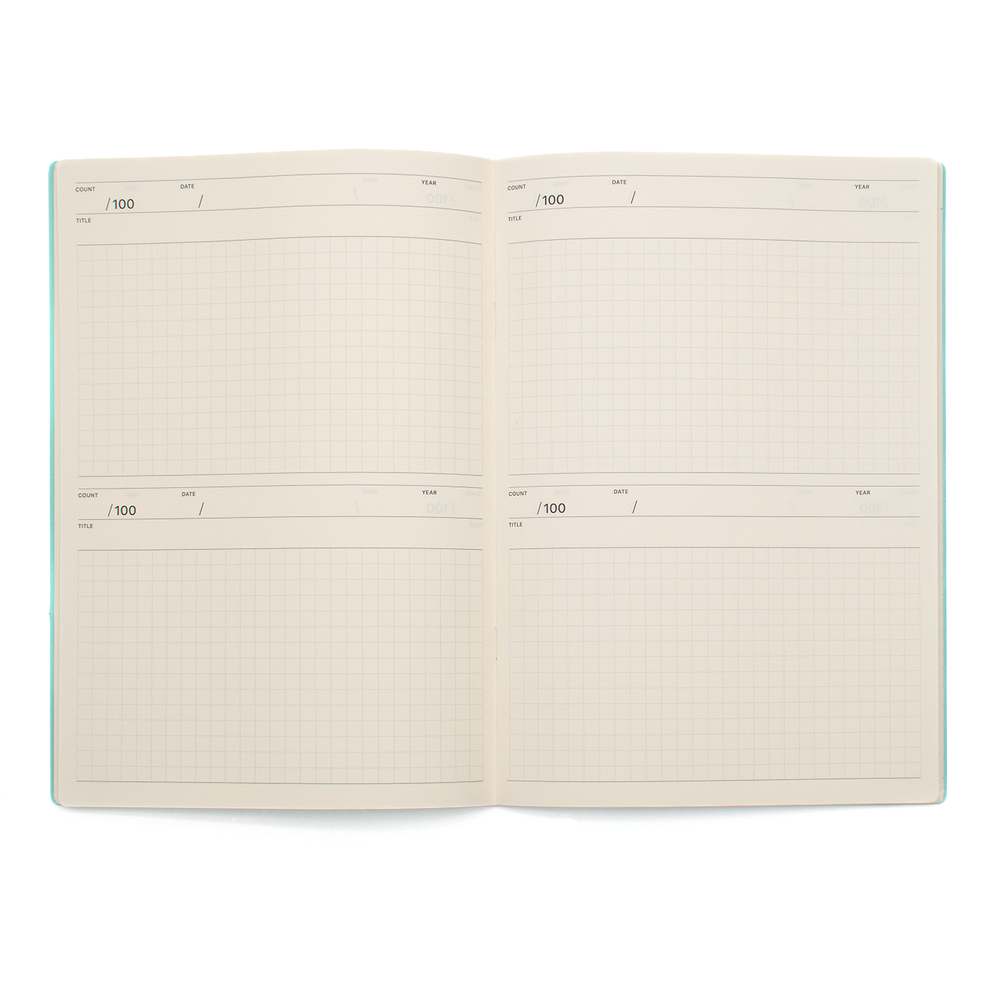 Laconic style Notebook A5 - 100 Days