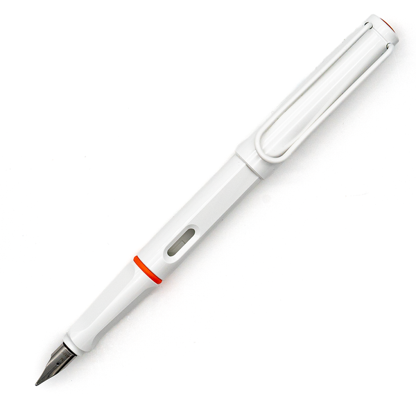 Lamy Safari Fountain - White Set with Multicolor Rings