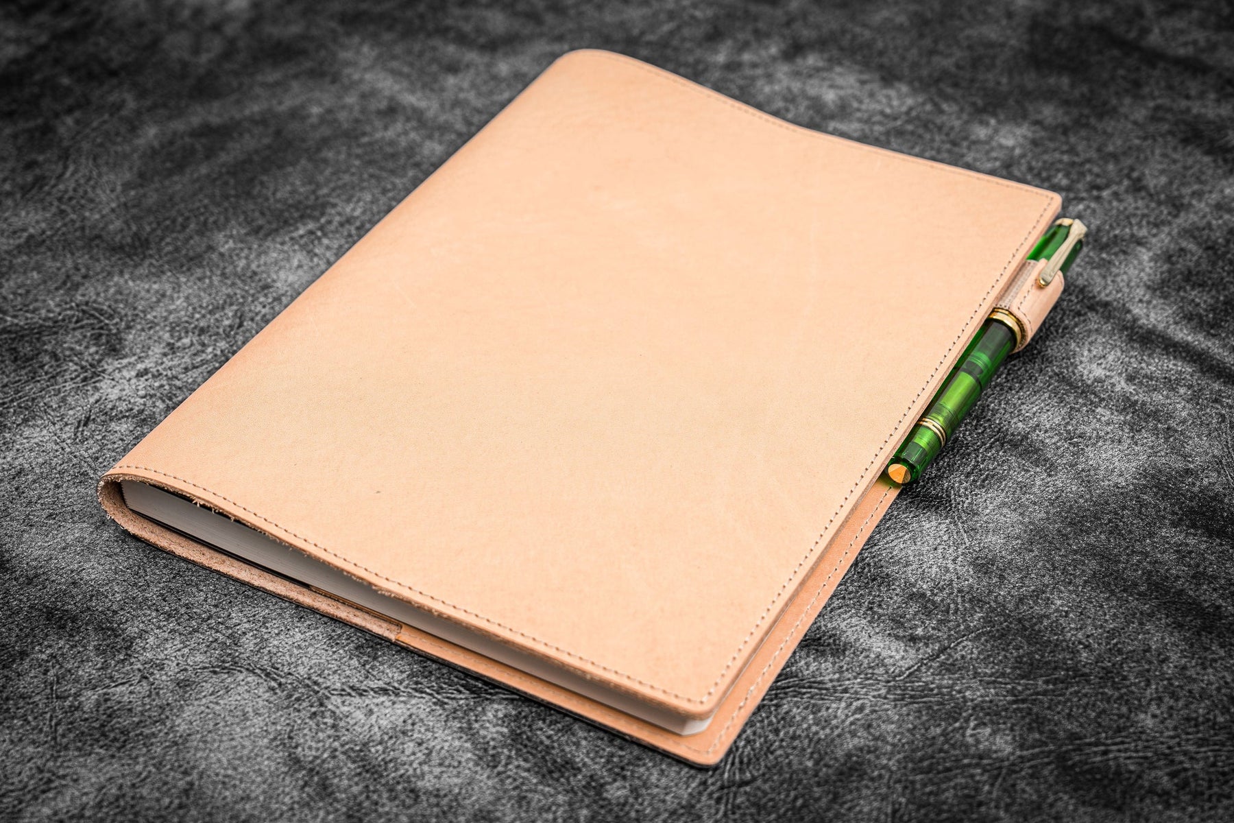 Galen Leather Co. Leather Slim B5 Notebook / Planner Cover - Undyed Leather