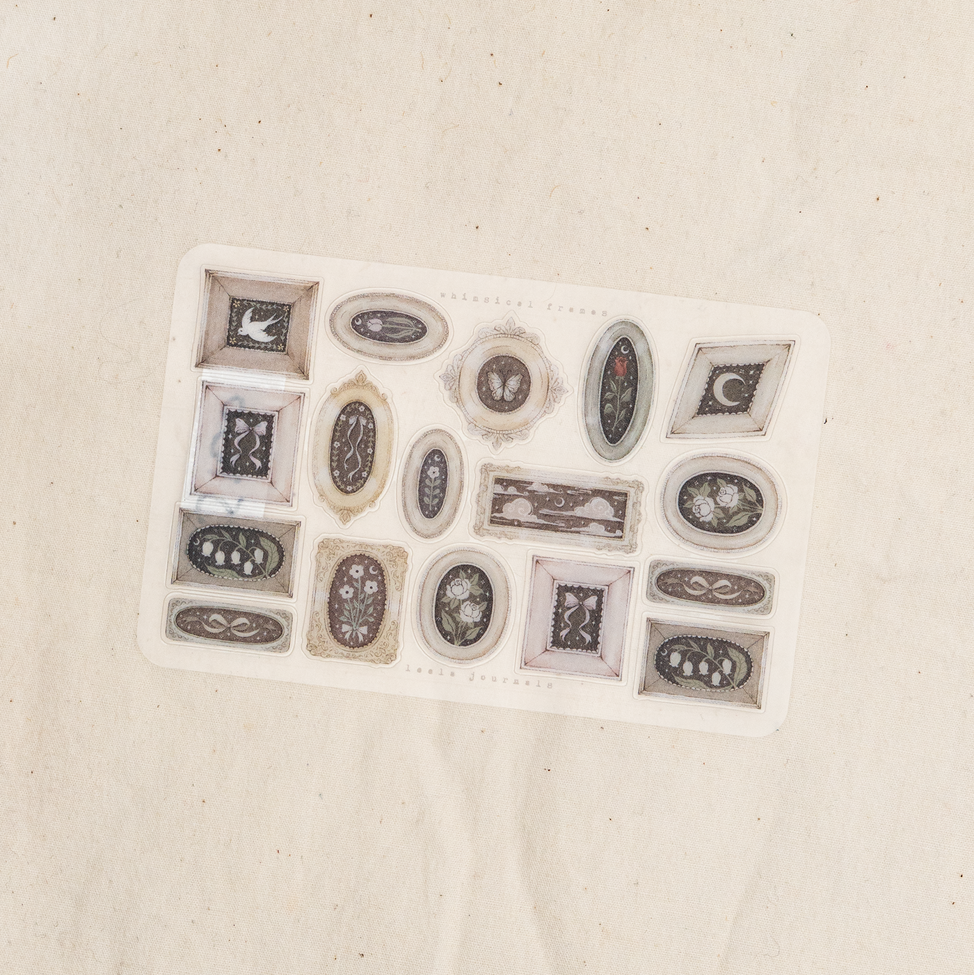 Leelajournals Whimsical Frames Sticker Sheet