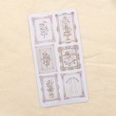 Leelajournals Vintage Wall Decor Sticker Sheet