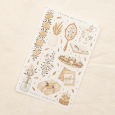 Leelajournals Brown Aesthetic Sticker Sheet