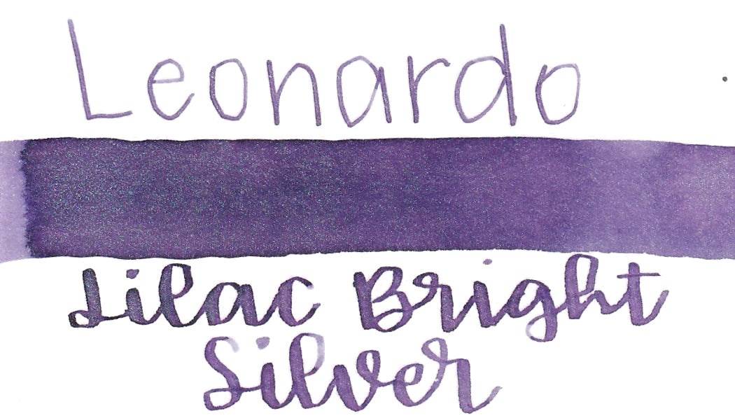 Leonardo Ink - Lilac Bright Silver Shimmer