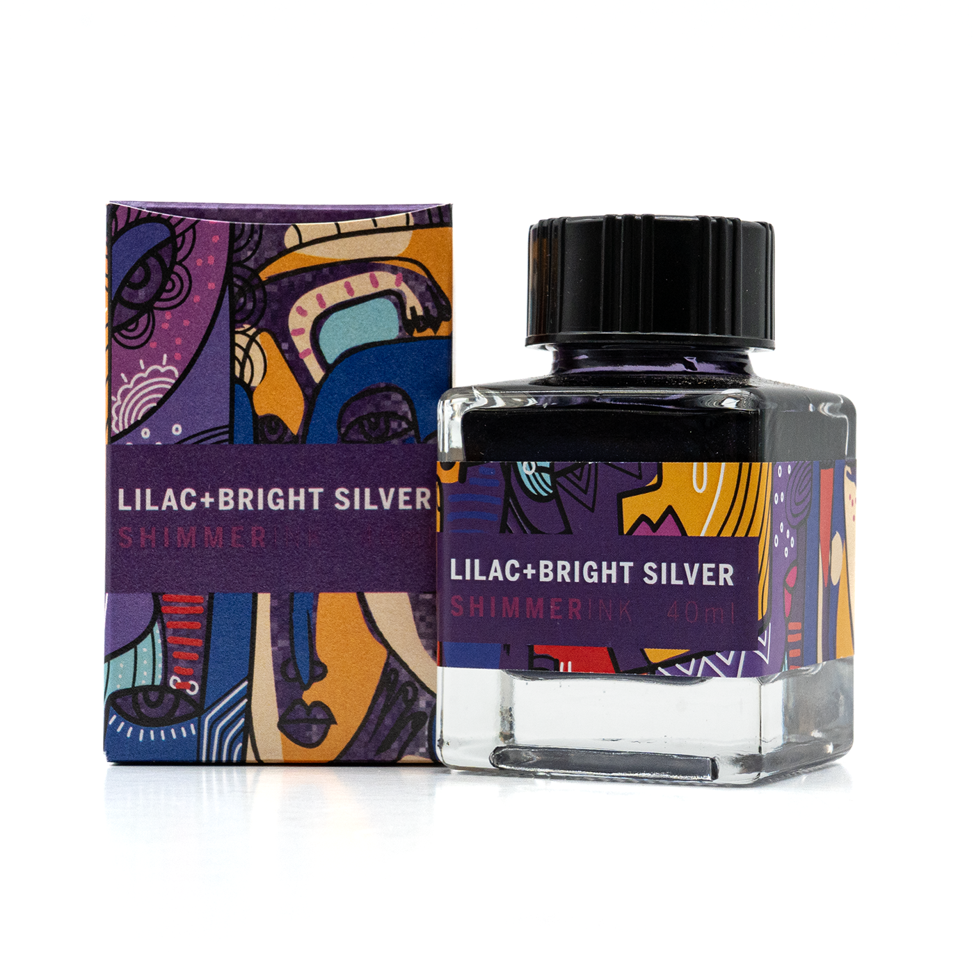 Leonardo Ink - Lilac Bright Silver Shimmer