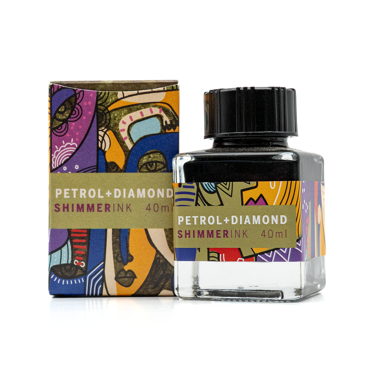 Leonardo Ink - Petrol Diamond Shimmer