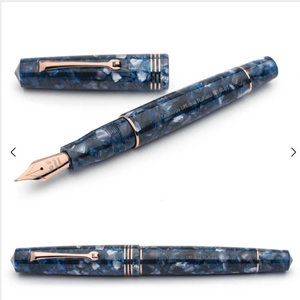 Leonardo Momento Zero - Sorrento Blue Rose Gold Trim