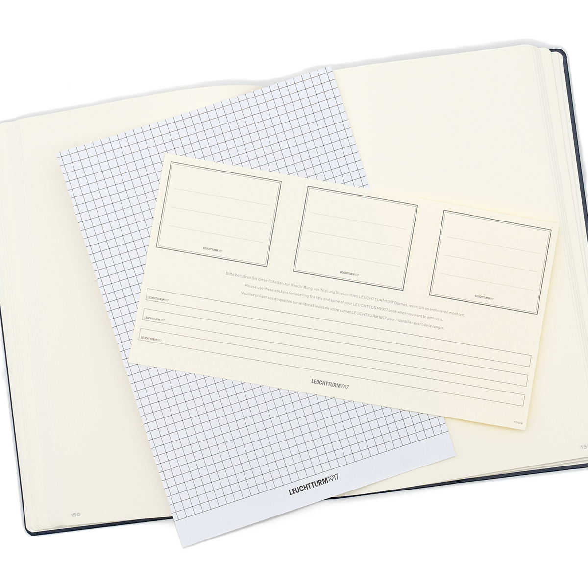 Leuchtturm1917 B5 Composition Hardcover Notebook - Navy