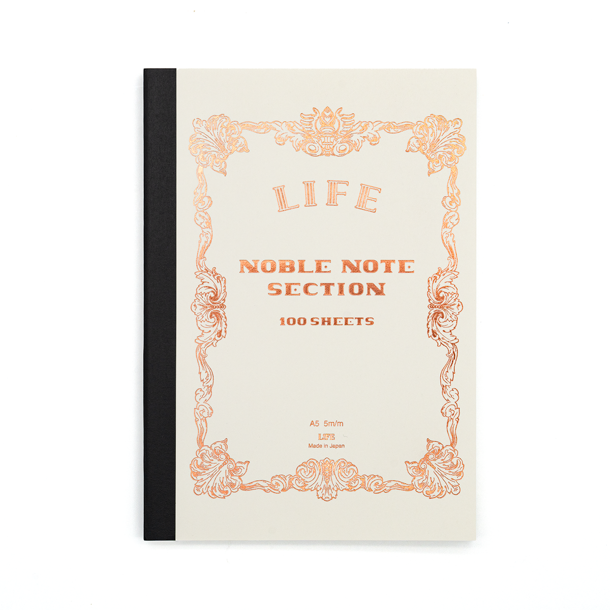 Life Stationery Noble Note A5 Side Bound Notebook - Hatsuyuki