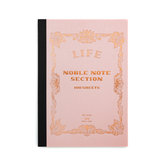 Life Stationery Noble Note A5 Side Bound Notebook - Akizakura