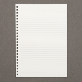 LIHIT LAB Twist Ring 6mm Line Loose Leaf Paper A5