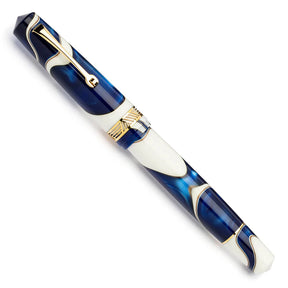 Leonardo Momento Magico Wave Blue Gold Trim