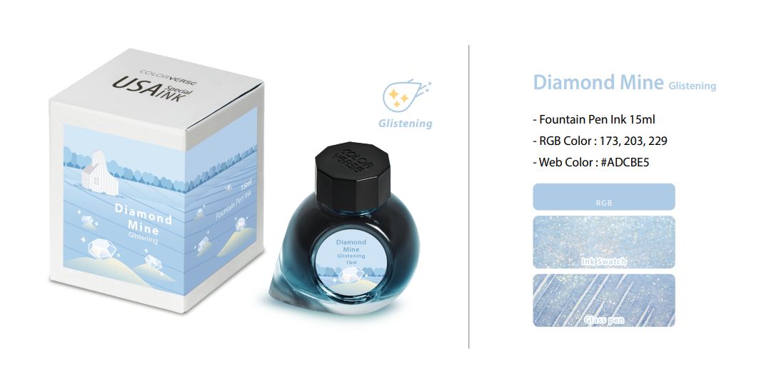 Colorverse USA Special Series Ink- Arkansas - Diamond Mine