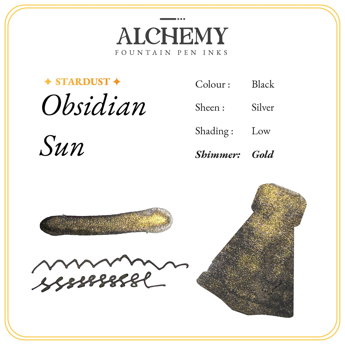 Endless Alchemy Ink Obsidian Sun