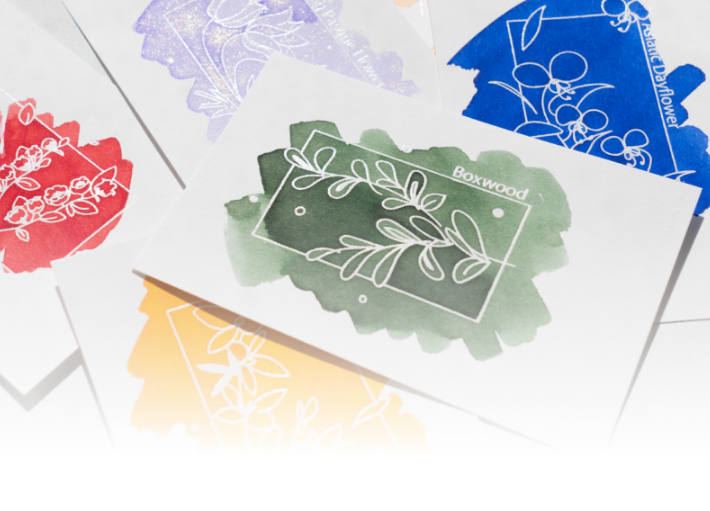 Colorverse Colorspace Ink Art Card Wildflower Size B