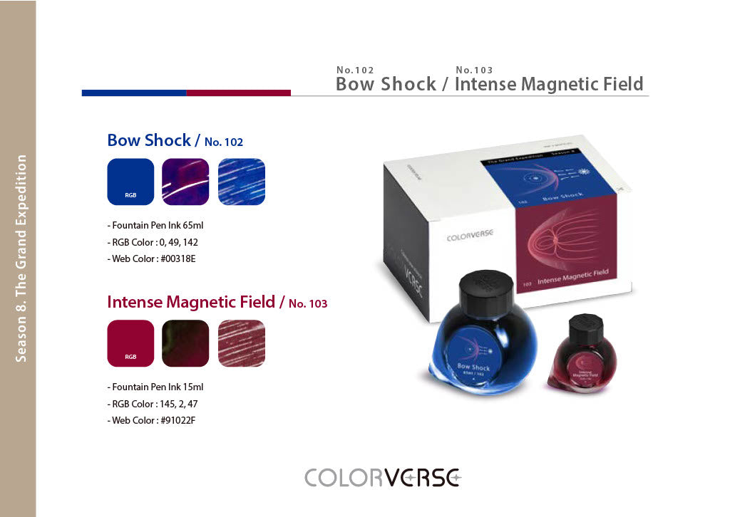 Colorverse 102 & 103 Bow Shock & Intense Magnetic Field
