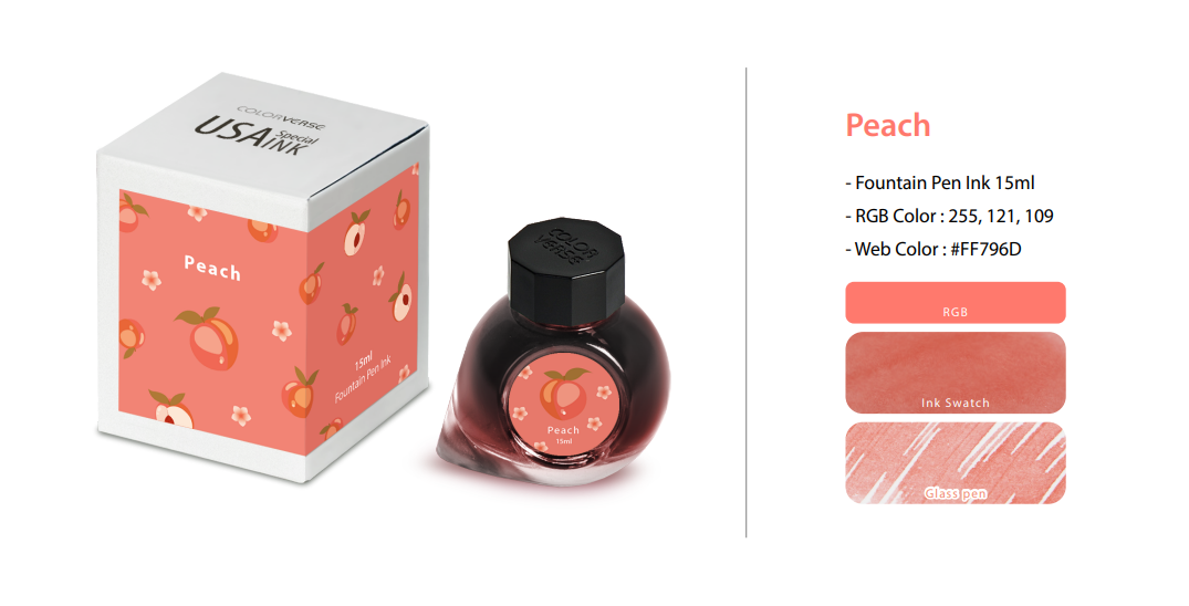 Colorverse USA Special Series Ink- Georgia - Peach
