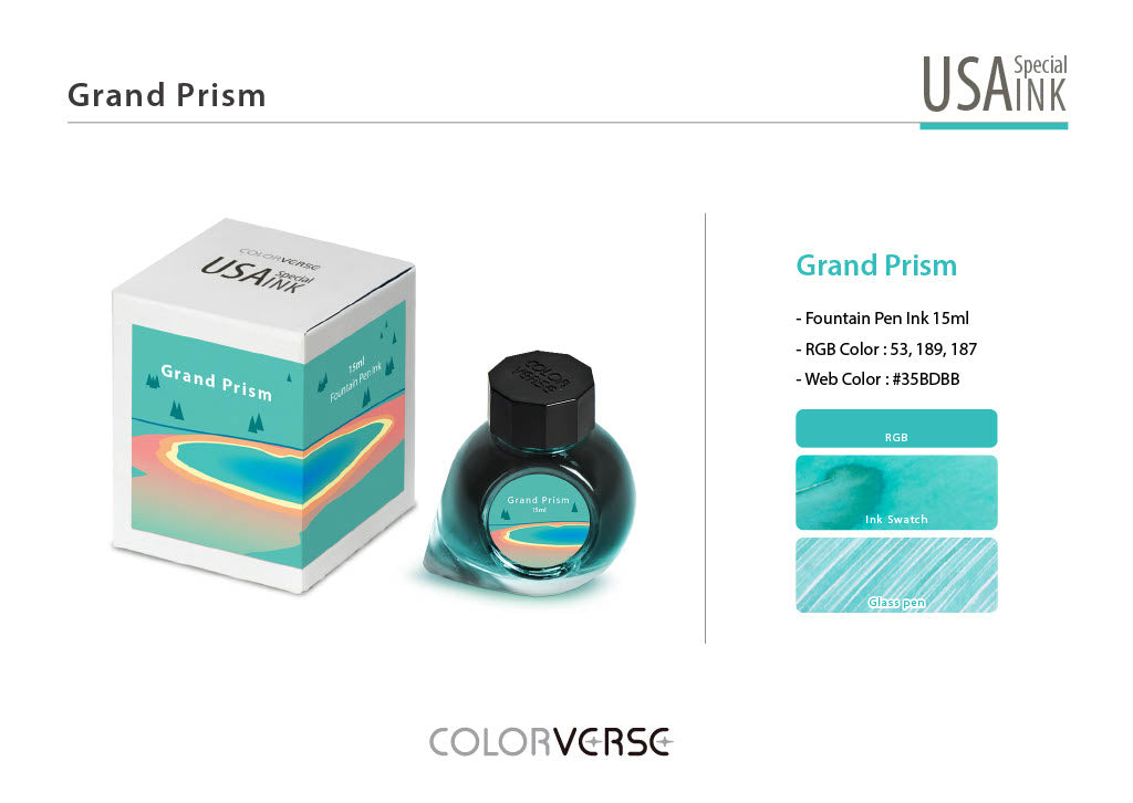 Colorverse USA Special Series Ink- Wyoming - Grand Prism