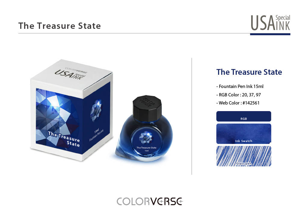 Colorverse USA Special Series Ink- Montana - The Treasure State