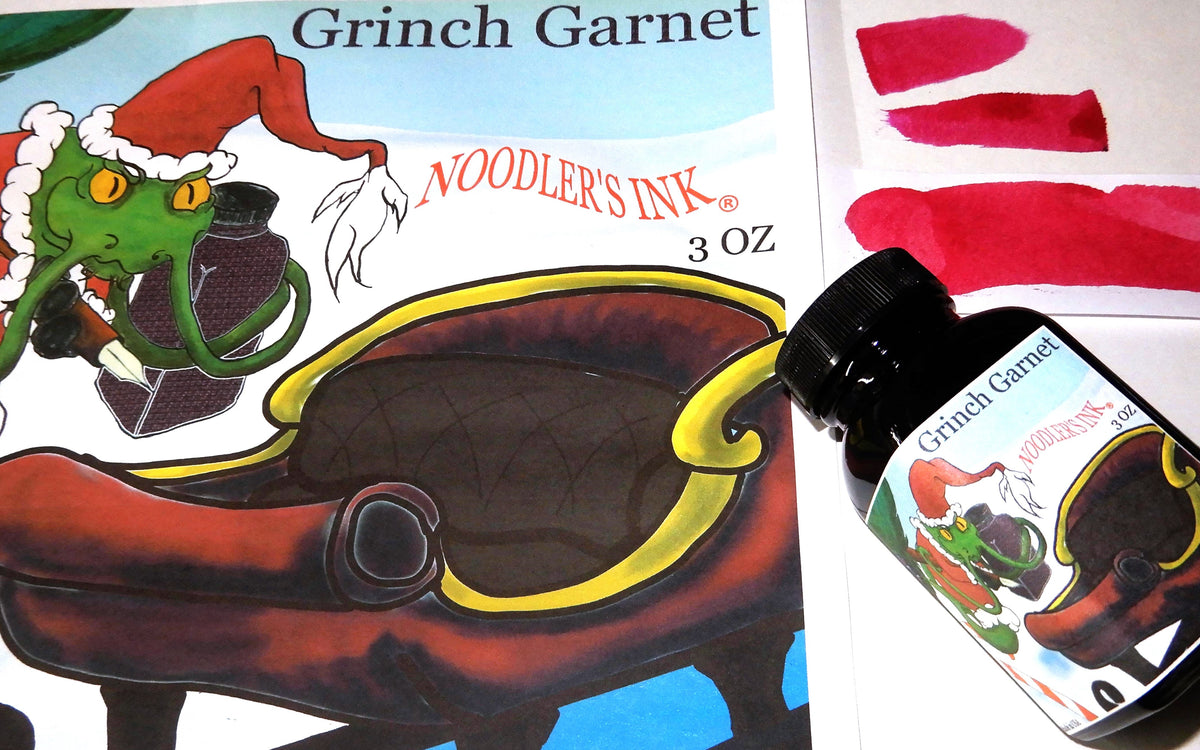 Noodler's Grinch Garnet Limited Edition Holiday Ink 2023