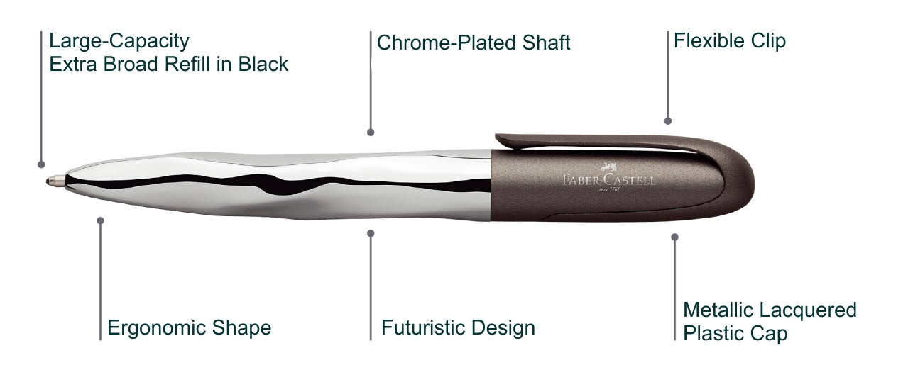 Faber-Castell N'ice Pen Metallic Grey