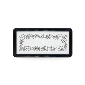 Midori Paintable Stamp - Pre Inked - Half Size Flower