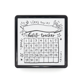 Midori  Paintable Stamp - Habit Tracker