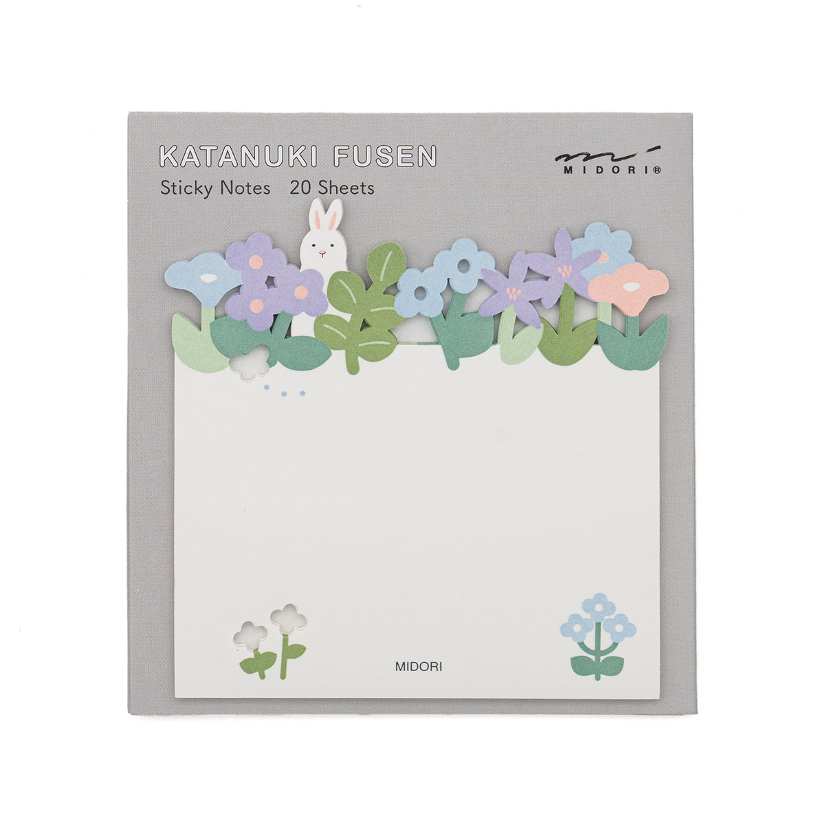 Midori Sticky Note Die cutting - Flower Garden