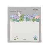 Midori Sticky Note Die cutting - Flower Garden