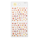 Midori Notebook Stickers - Bread