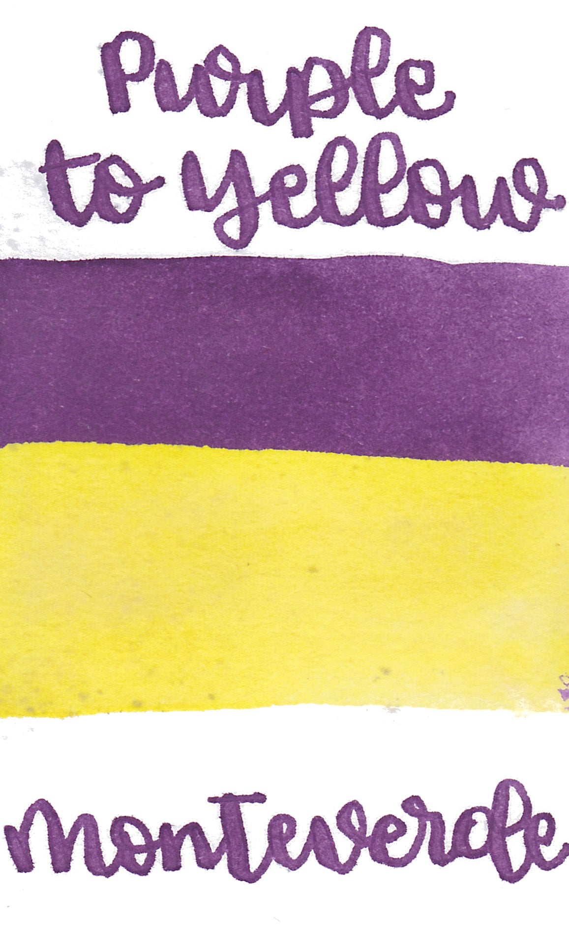 Monteverde Color Changing Ink - Purple to Yellow