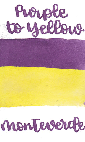 Monteverde Color Changing Ink - Purple to Yellow