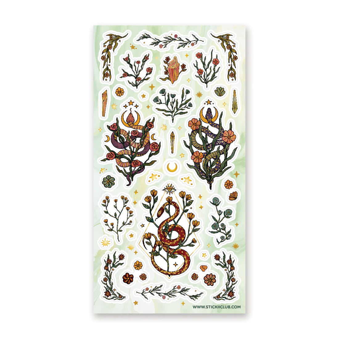 STICKII Sticker Sheet - Serpentine Nature