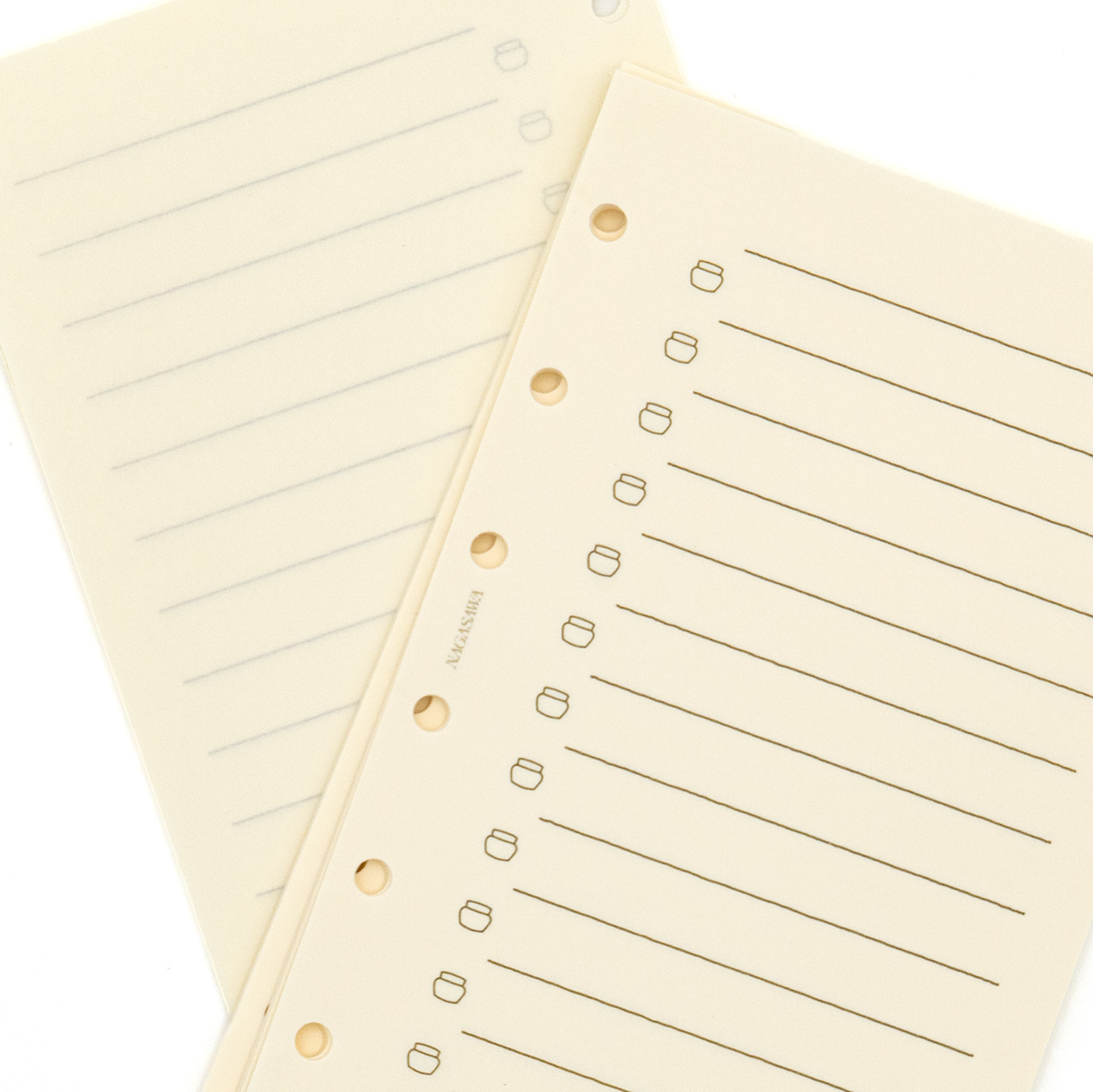 Nagasawa M6 Pocket Size Refill - Memo Ruled