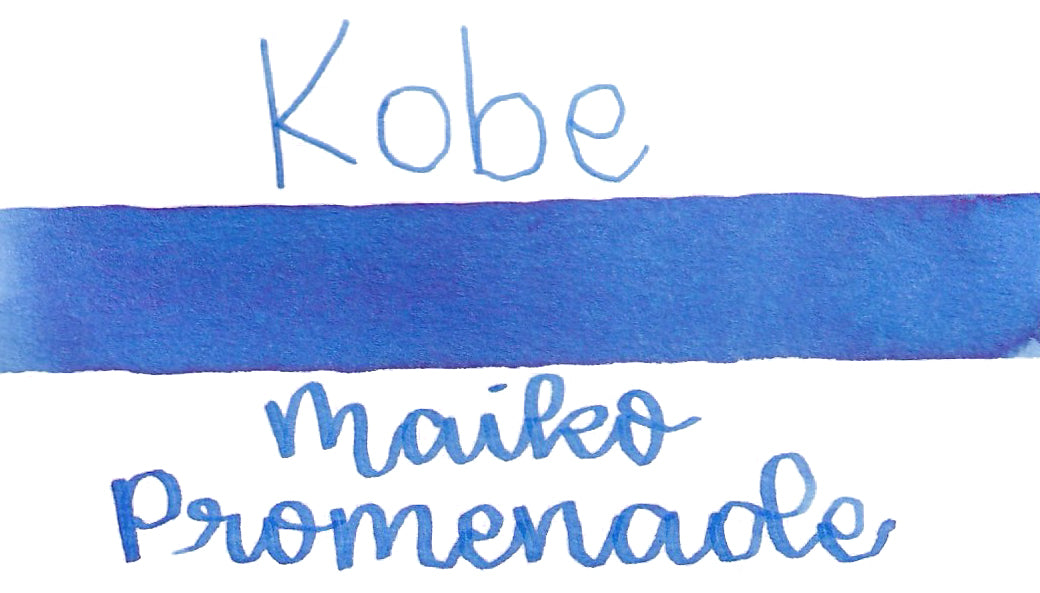 Kobe #85 Maiko Promenade Blue Ink