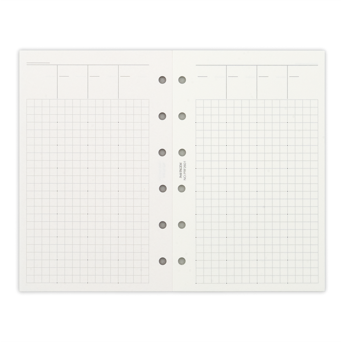 Nolty - Personal Organizer Mini 6 Size Refill - Weekly Free Diary