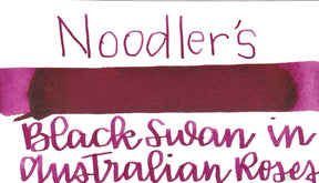 Noodler's Black Swan in Australian Roses