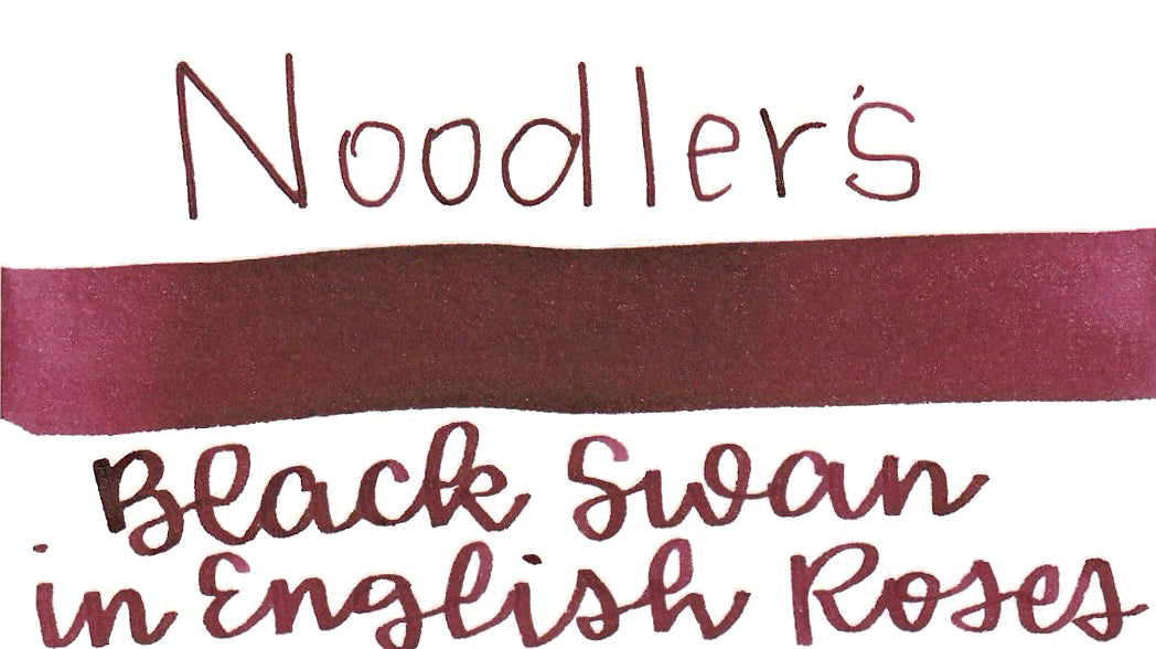Noodler's Black Swan in English Roses