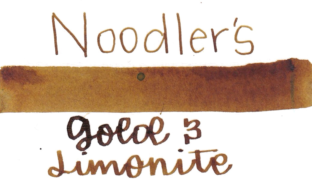 Noodler's Gold and Limonite