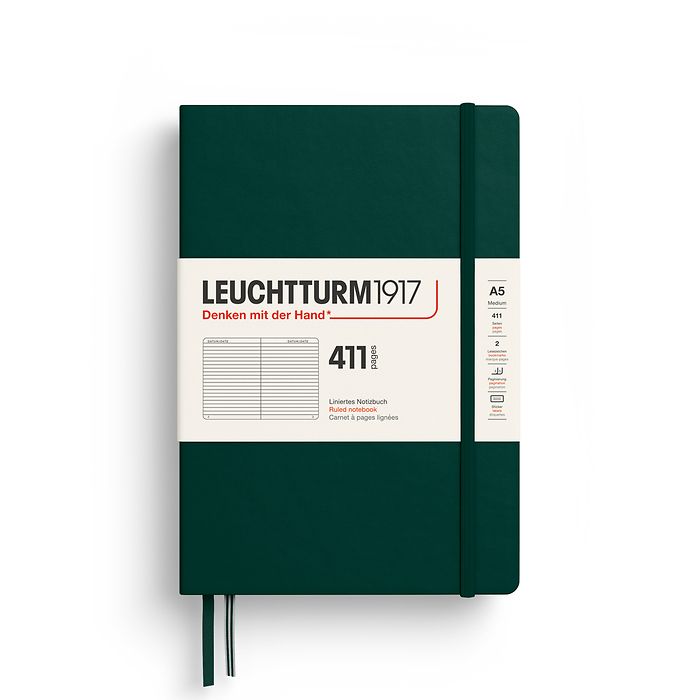 Leuchtturm A5 Notebook 411 Edition Medium Lined Notebook