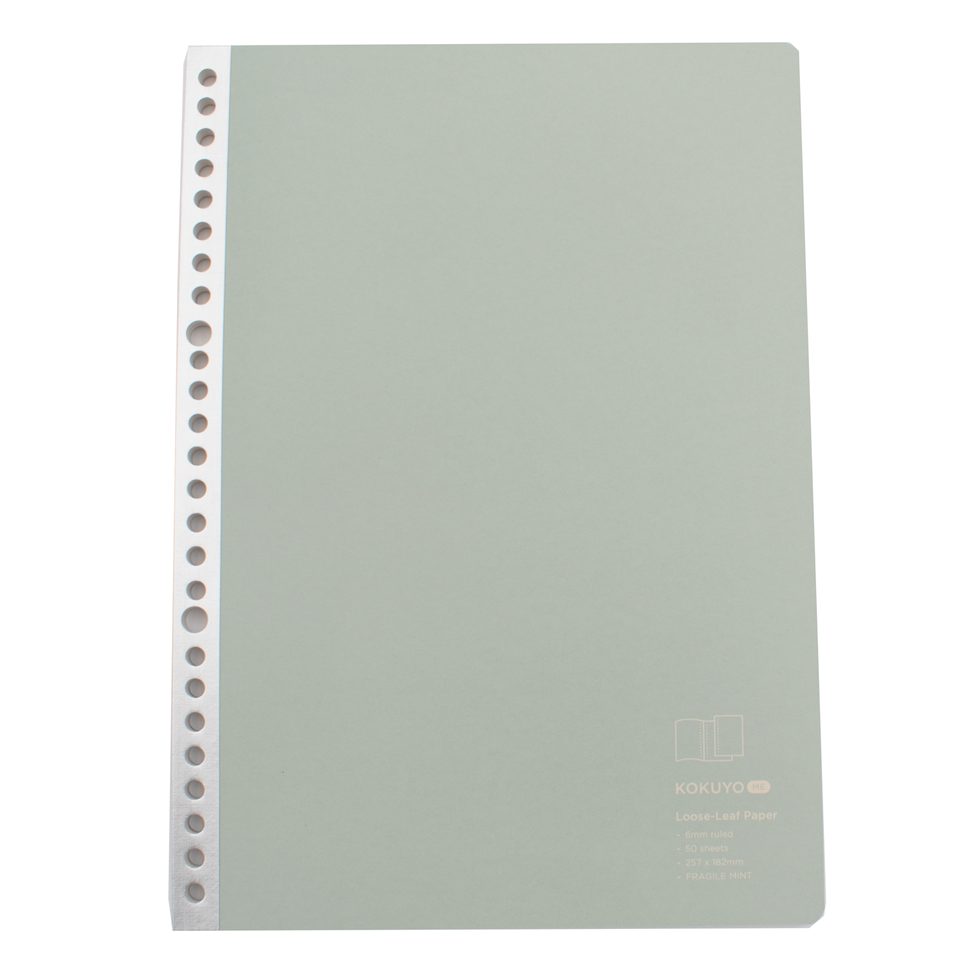 Kokuyo Loose Leaf Notebook 50 B5- Mint