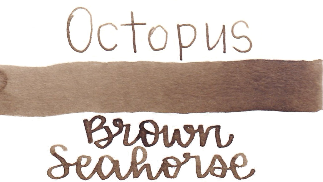 Octopus Write and Draw Ink 478 Brown Seahorse