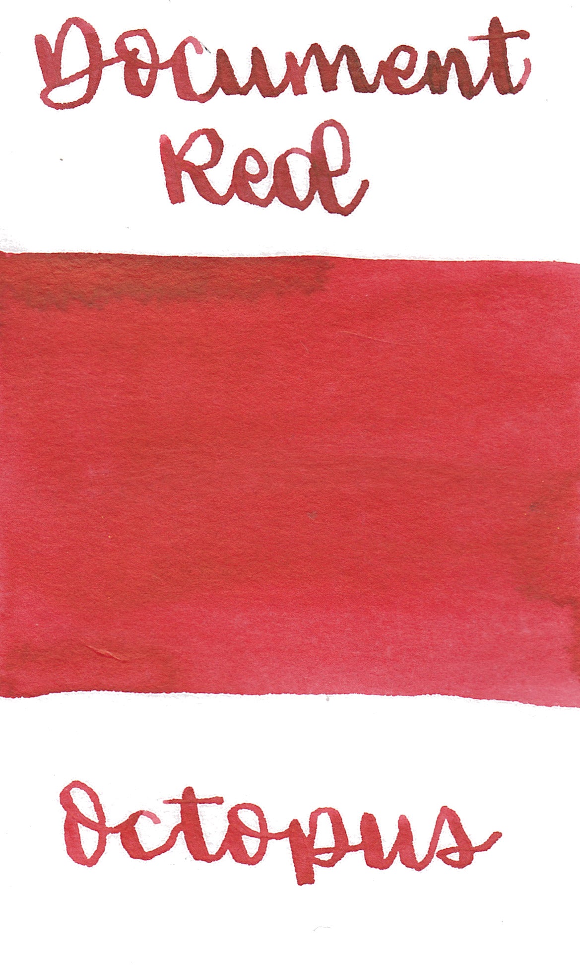 Octopus Document Ink - Red