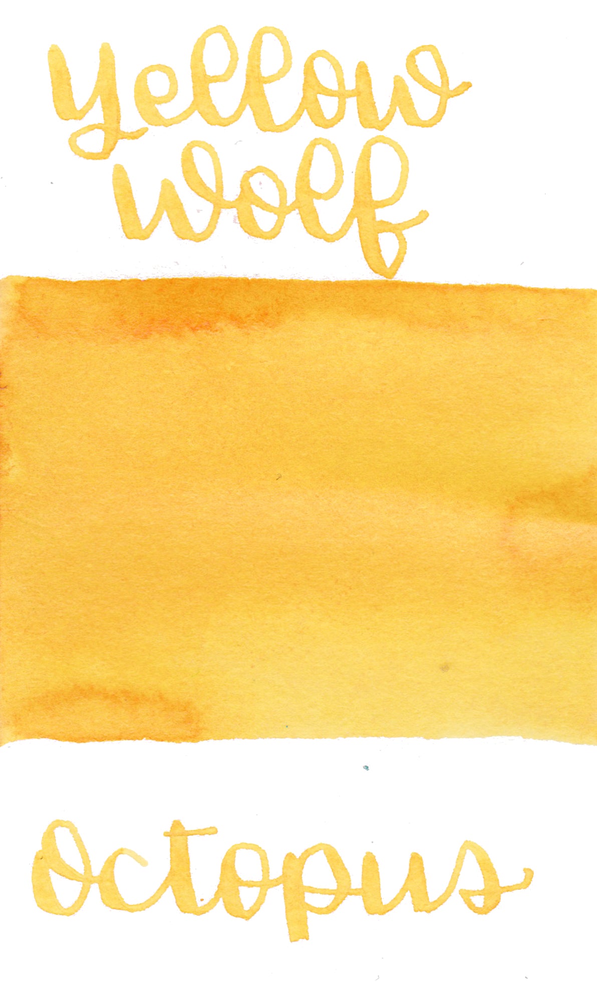 Octopus Write and Draw Ink 382 Yellow Wolf