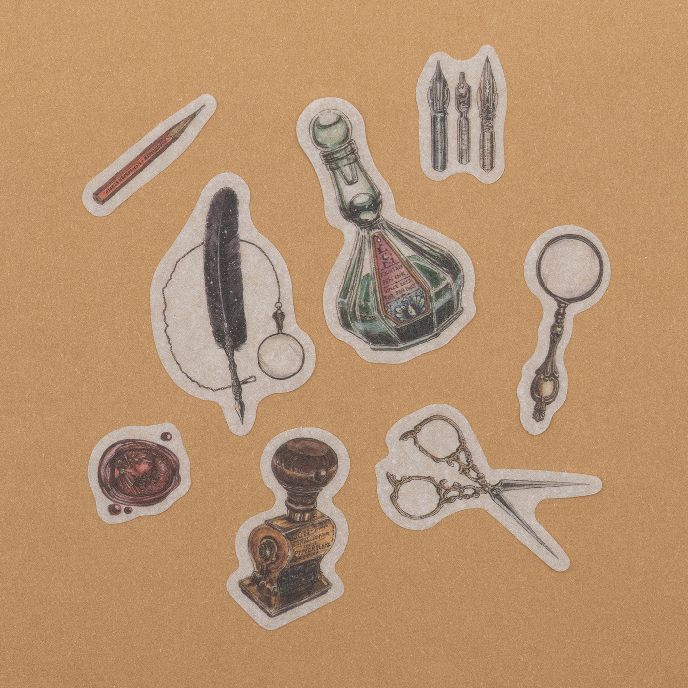 Papier Platz Sticker Flakes - Antique Stationery