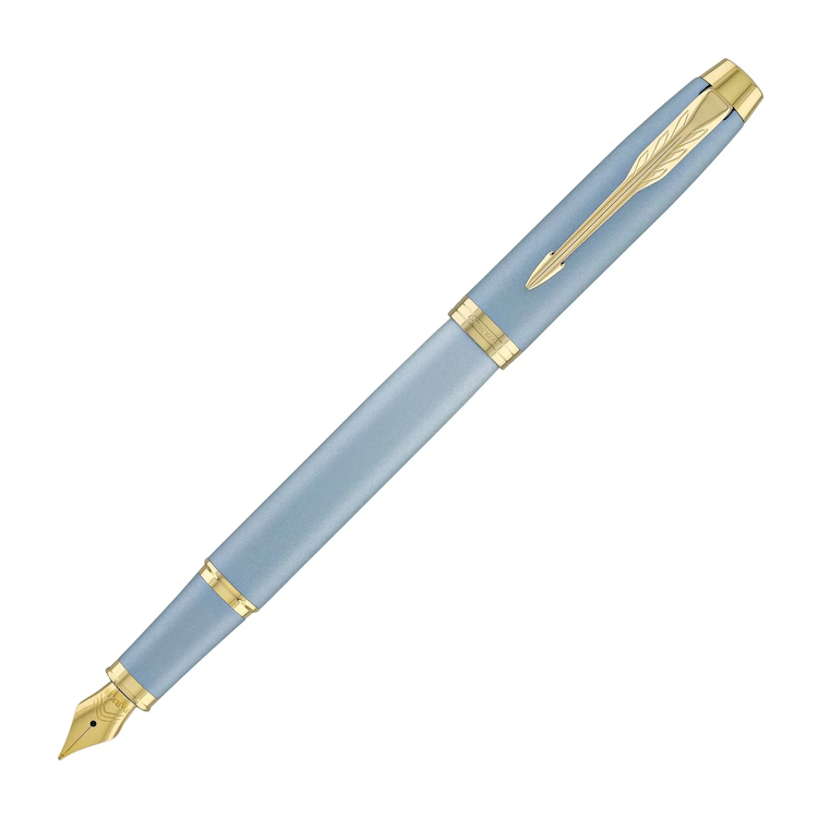 Parker IM Writing Rituals Fountain Pen - Teal Green Gradient with Gold Trim