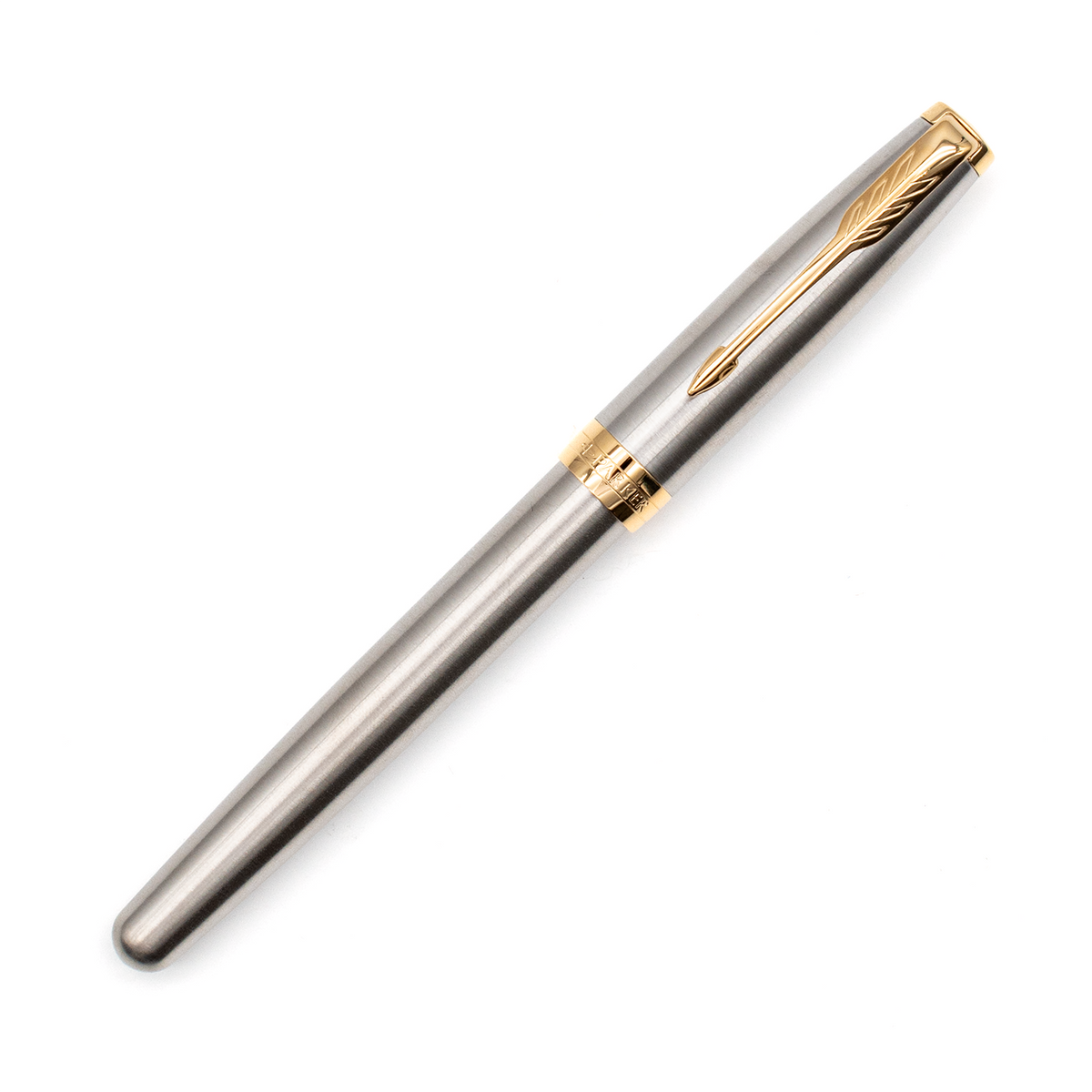 Parker Sonnet Stainless Steel with Gold Trim Fountain Pen