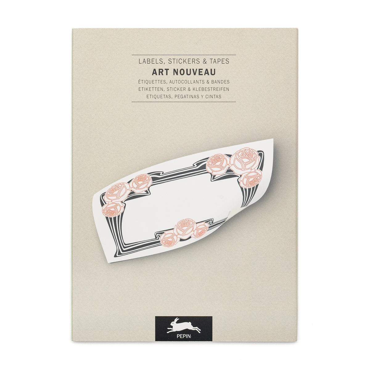 Pepin Label, Sticker & Tape Book - Art Nouveau
