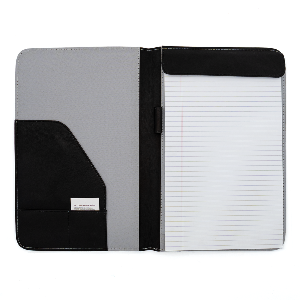 Piel Leather - Legal Size Leather Open Padfolio